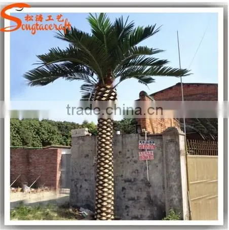 New design manufacturer China artificial palm tree outdoor decoration artificial palm tree fake artificial palm tree for sale
