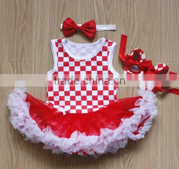 wholesale baby girl clothes ruffle tutu pettiskirt 3 sets /baby girl tutu dress