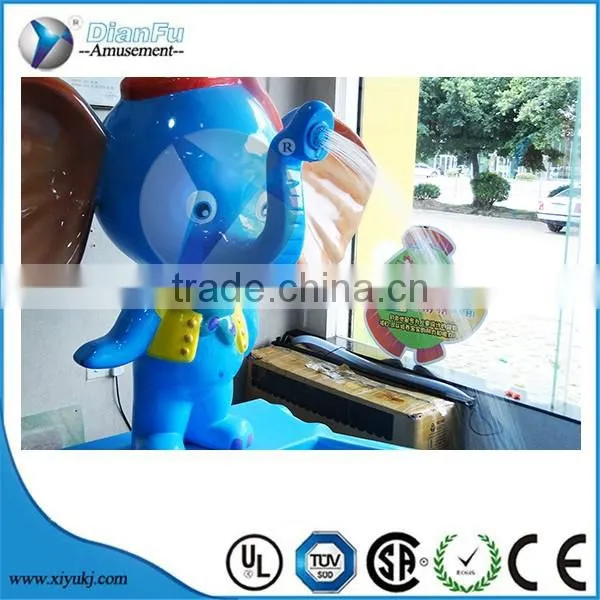 Children playground equipments rides fiberglass Elephant fishing pond