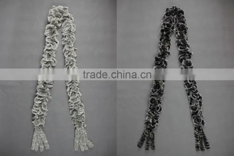 High Quality Knitted Rex-Rabbit Scarf