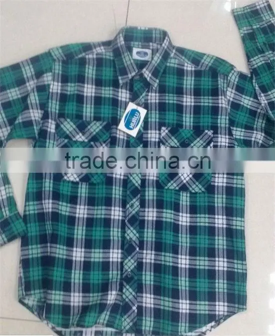 Cotton Flannel Shirts - mixed sizes + pattens - CLEARANCE STOCK cheap flannel shirts men