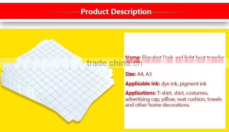 low price dark t-shirt transfer paper