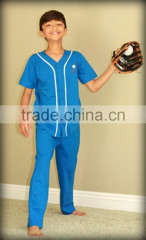 Childrens Pajamas Wholesale 100% Cotton Printed Kids Pajamas Set