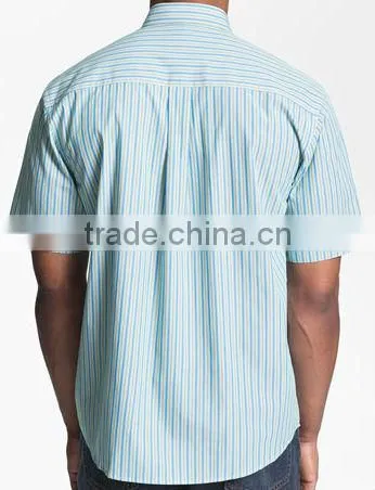 2013 latest style casual plaid shirts designs for men