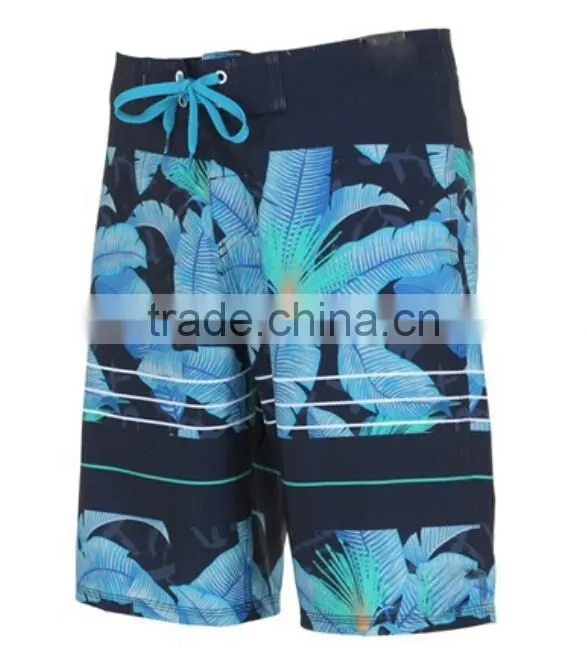 2017custom latest style mens swim shorts fabric beach shorts for sale