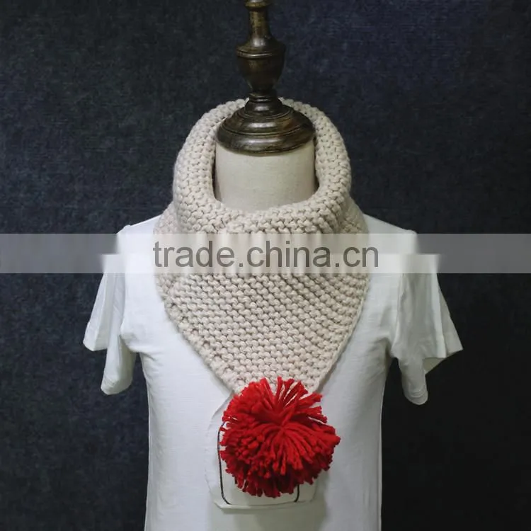 Fashion lovely all Acrylic soft comfortable small kitting children neckerchief