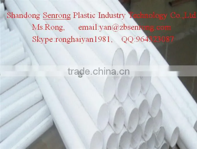 white 100% virgin extruded ptfe tube
