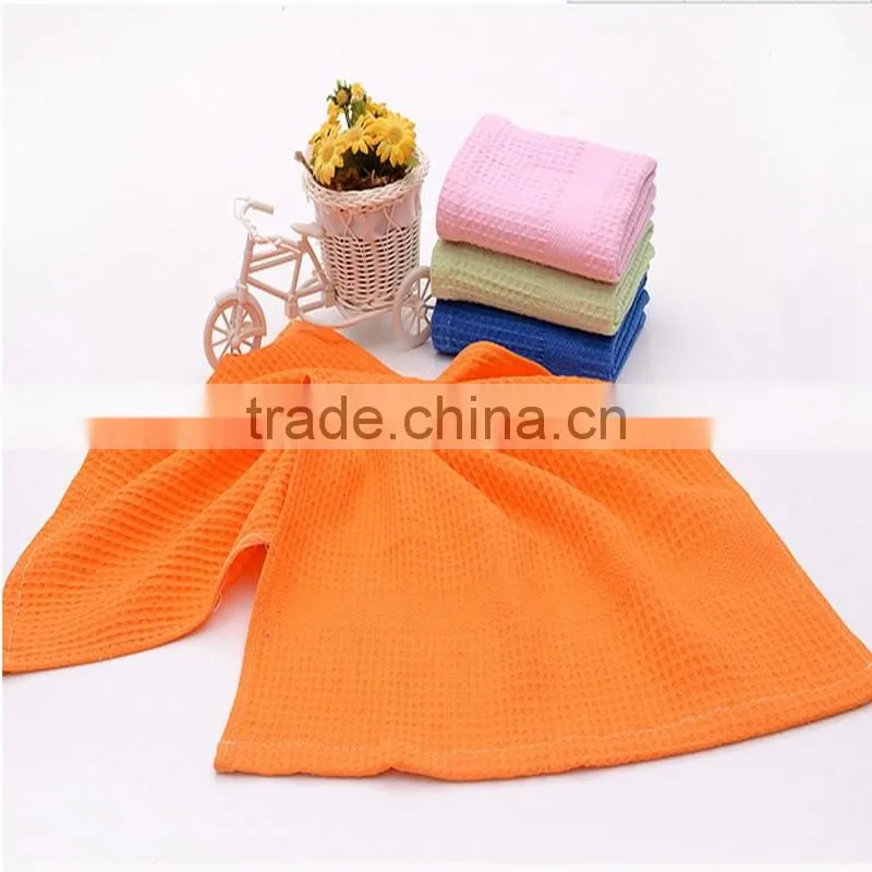 Wholesale tea towel waffle dish towels cotton waffle weave kitchen tea towel