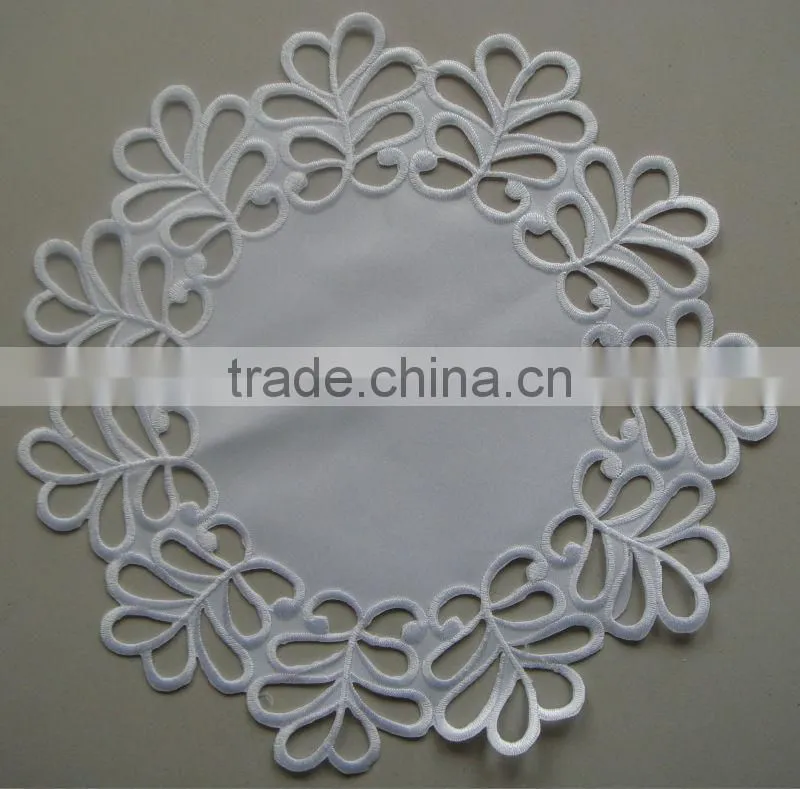 embroidered coaster
