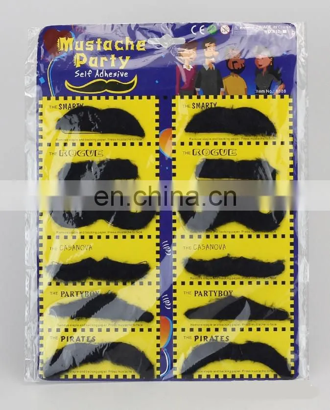 12 stylish funny party fake mustache