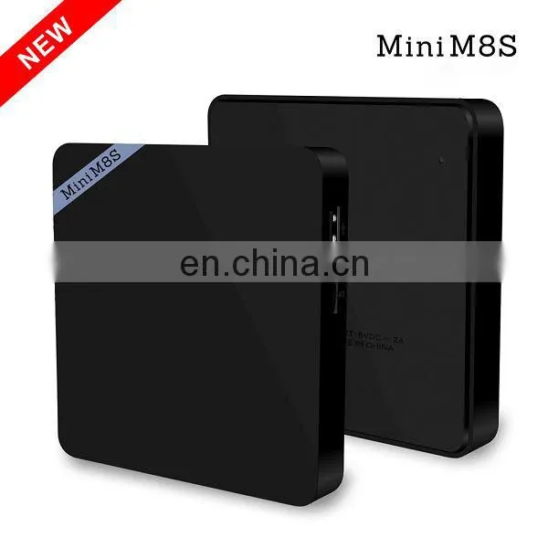 2016 Mini M8S Amlogic S905 Quad-core Built-in antenna Android 5.1 Smart TV Box
