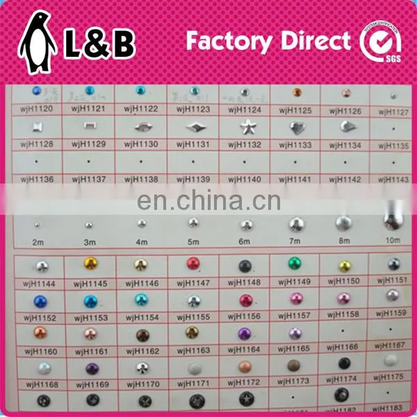 bulk hot fix fashion nailheads for clothing
