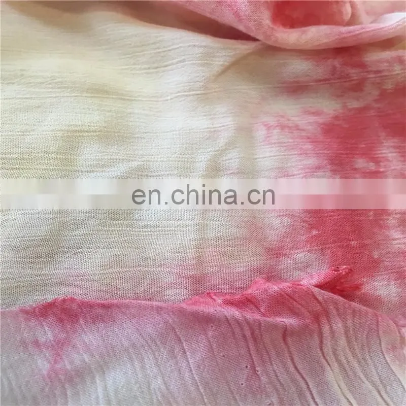 china supplier hot selling 100% rayon crepe fabric for lady dress