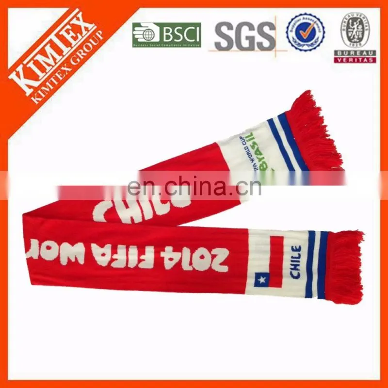 Promotional wintr knit acrylic scarf