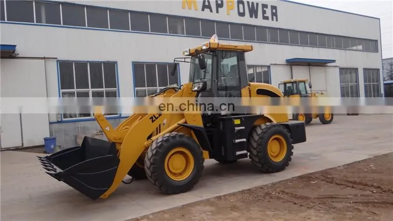 Front end ZL20F wheel loader price list