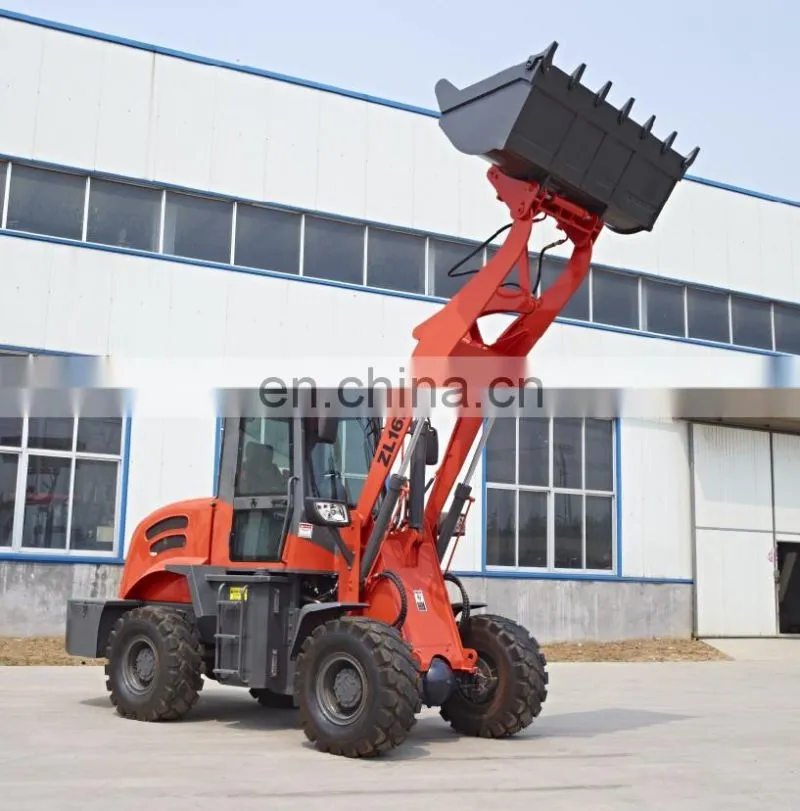 Hot sale high performance China front loader ZL16F with CE