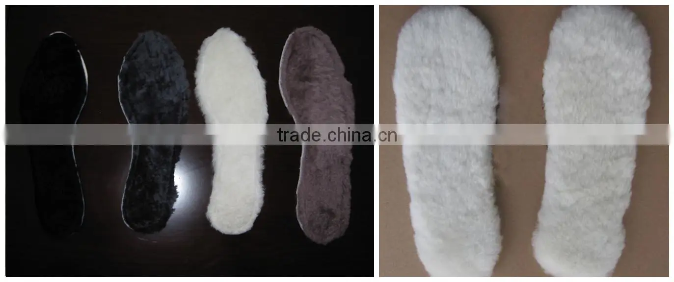 Electric shoe insole/ Soft sheepskin insoles wholesale