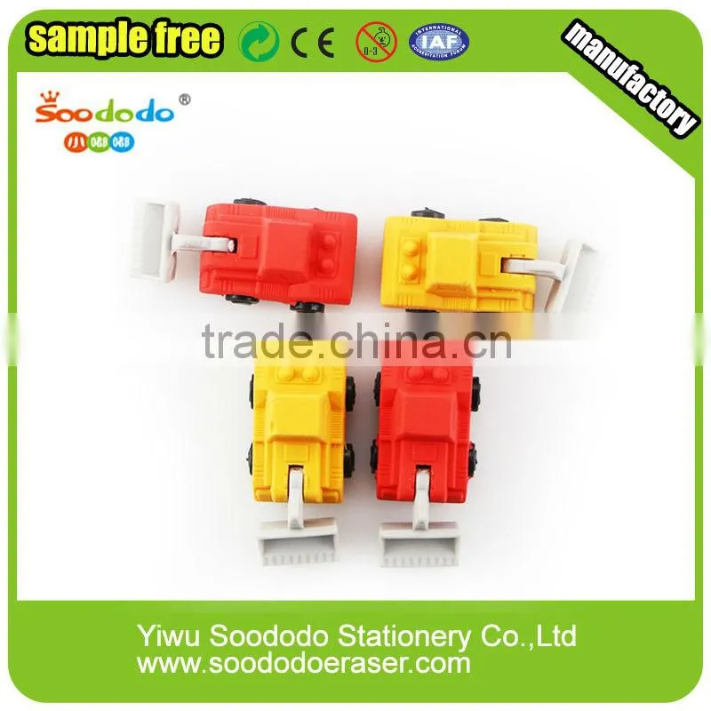 New Design Funny 3D Toy Erasers For Kids