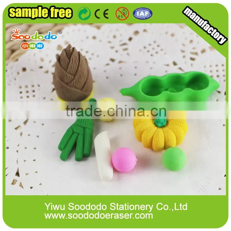 Cute Stationery Corn Shape TPR Eraser