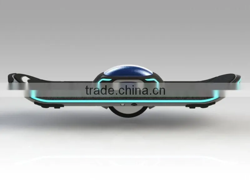 2016 Wholesale hoverboard New design flash LED light one wheel electric skateboard self balancing electric unicycle scooter