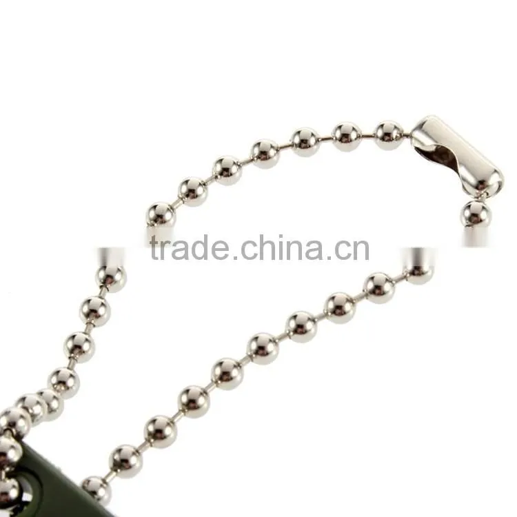 Custom logo plastic whistle keyring for survival wholesale