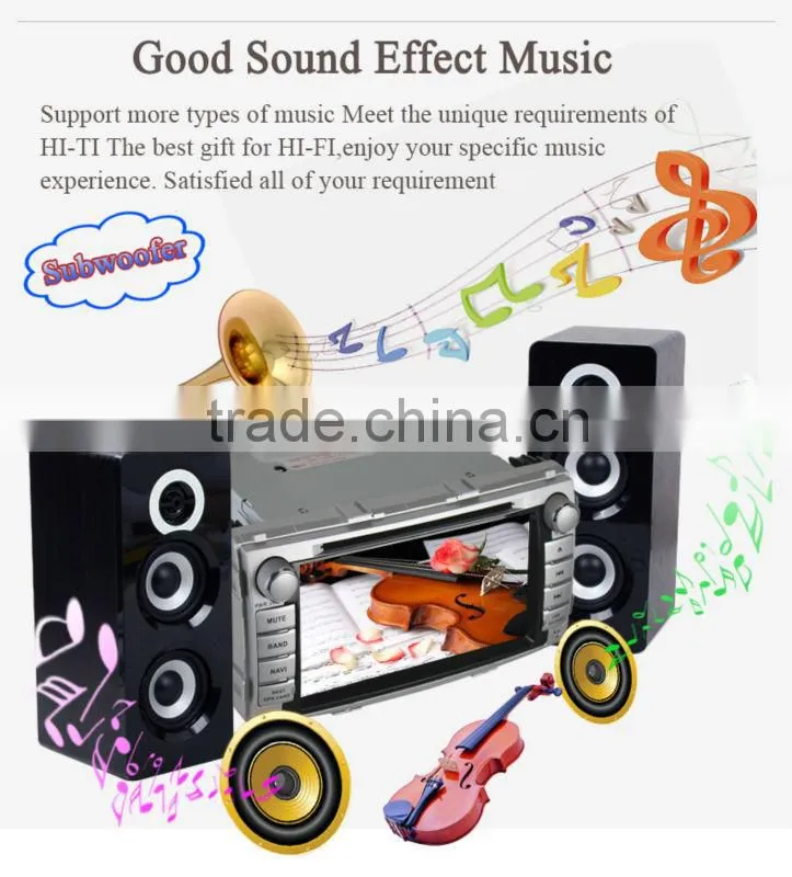 Double Din Touch Screen Car DVD Car Stereo forToyota Hilux Car Radio GPS NAV 3G WIFI Bluetooth SWC RDS Phonebook AUX 1080P USBSD