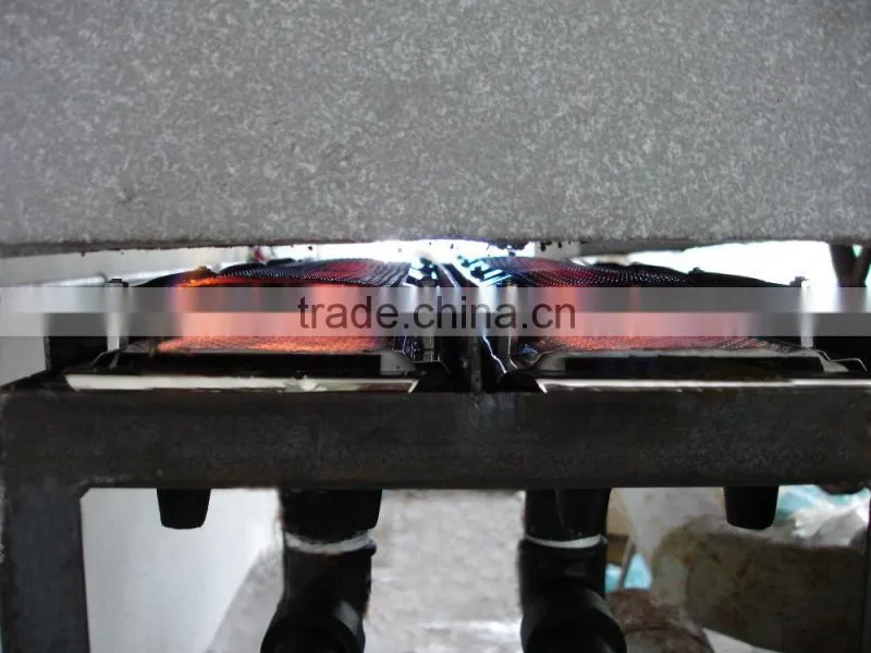 dry heating element gas burner for rubber glove machine HD242