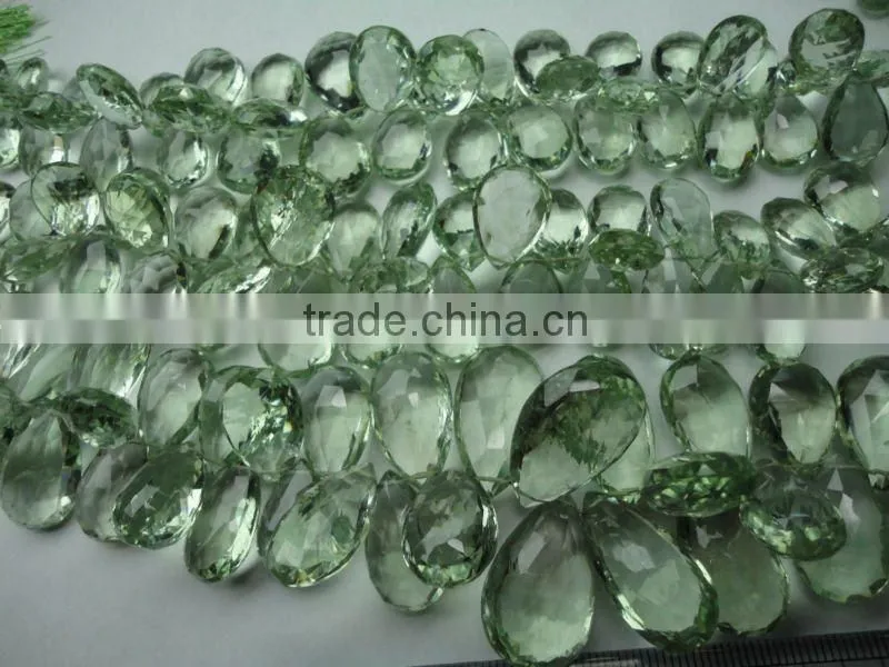 cats eye Briolette Beads drops Strand