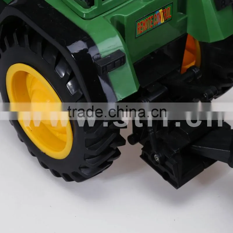 Farm large green color plastic rc tractor trucks with tailer
