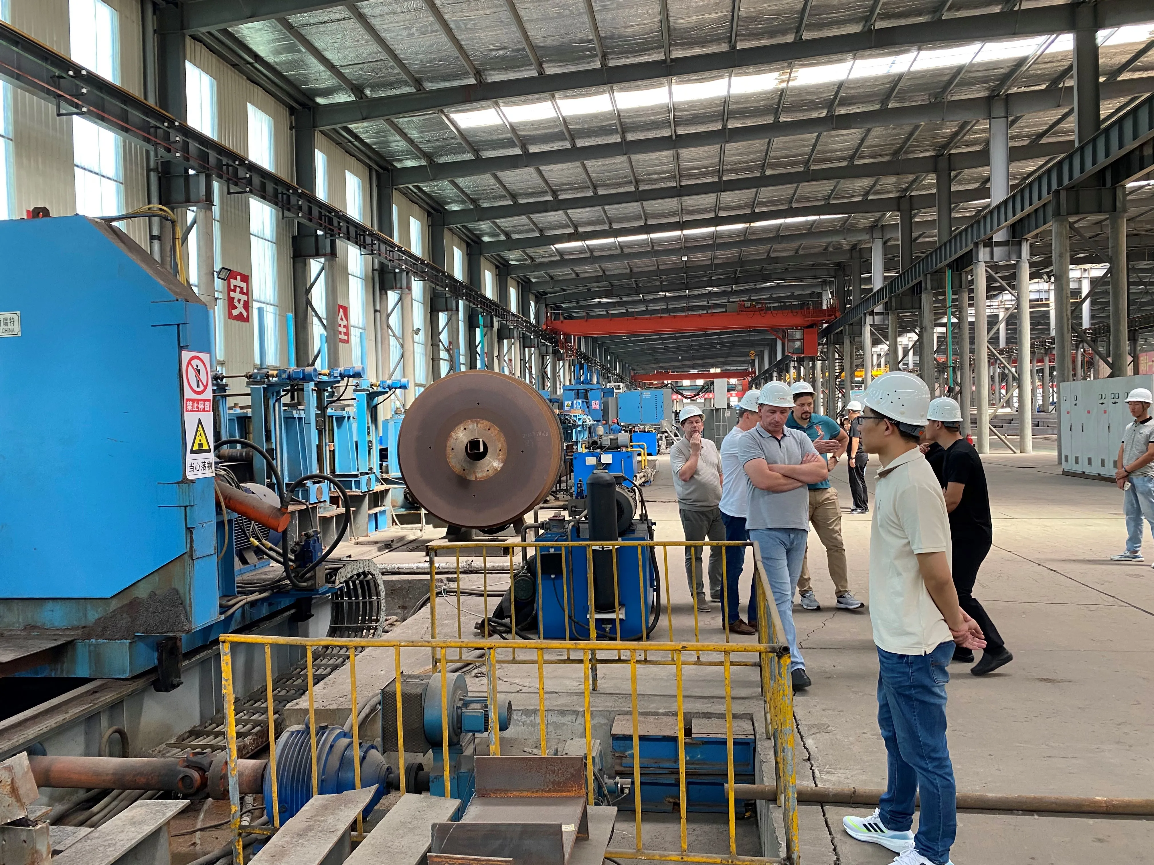 Customer from Russia visit our plant, August 2023
