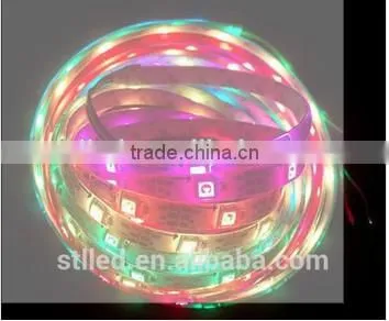 New arrive flexible 5050 ws2812-150 DC 5V 12V 30leds addressable RGB led strip from shenzhen technology co ltd