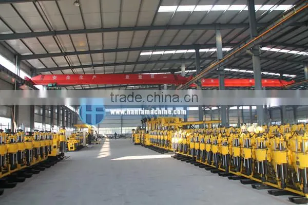 Power of Diesel Engine! Max 200m Depth! HF200 portable hydraulic drilling machine