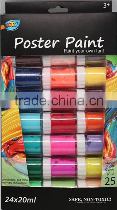 6ct poster paint kit