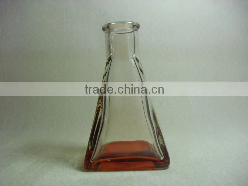 orange colour glass aromatherapy diffuser bottle
