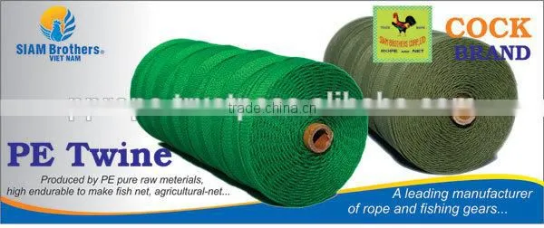 Color PE Twine with UV protection and waterproof
