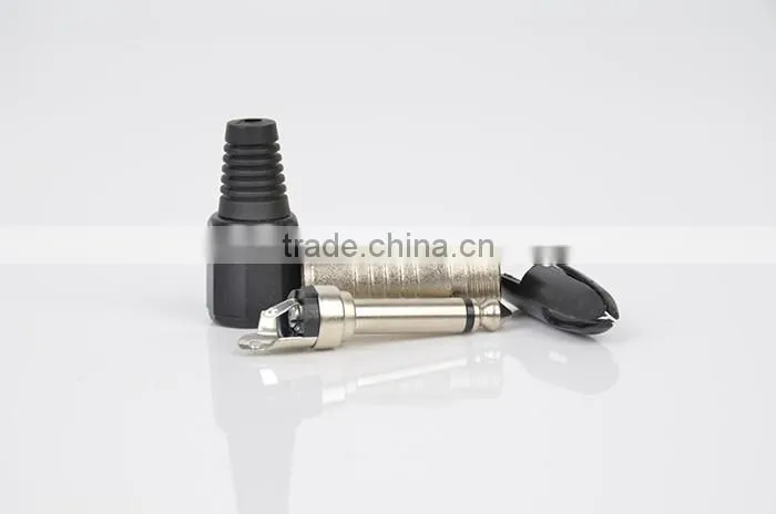 Audio 6.35mm Jack Plug Mono Cable Connector QT001
