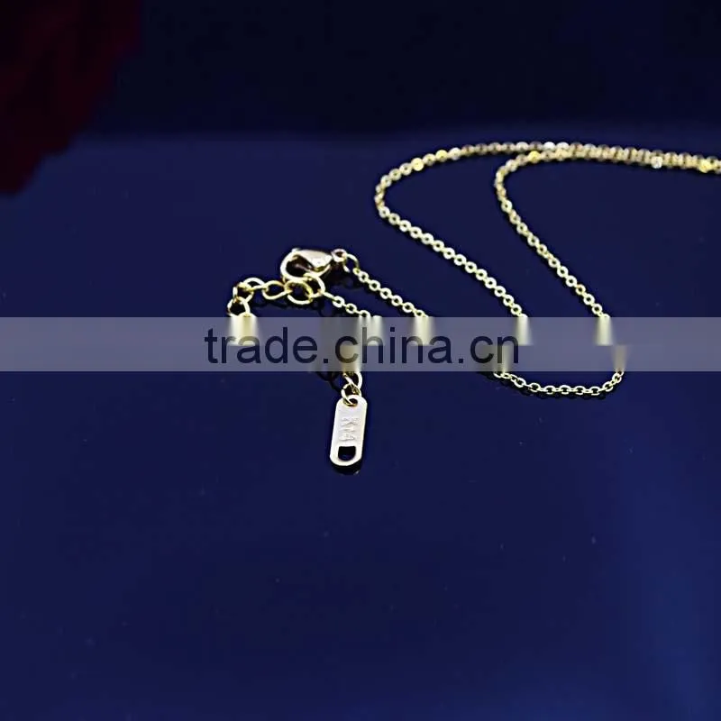 Custom logo silver necklaces set jewelley pendant necklaces jewelry 2016
