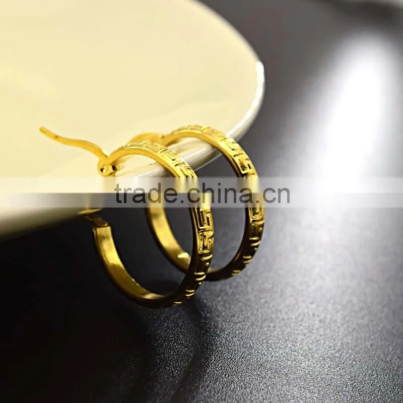 Alibaba Express Jewelry Accessories For Women Huggie Earrings Gold