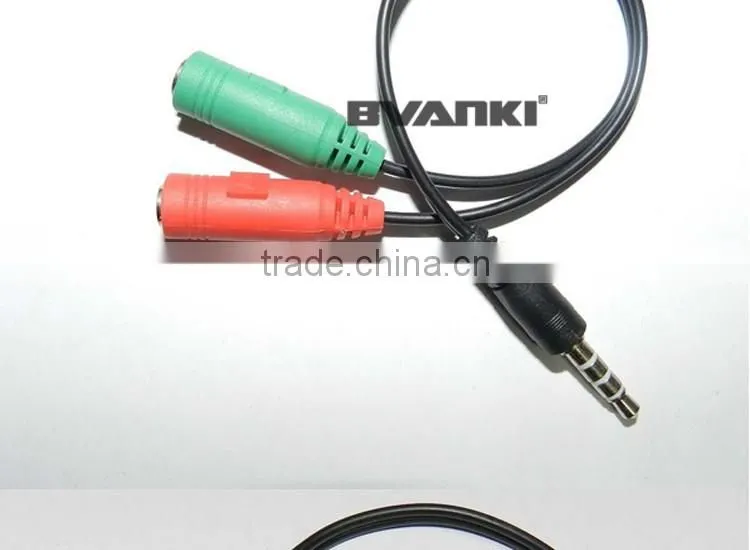 new products 2016 3.5mm jack 1male to 2 female car aux audio usb cable audio cable bulk buy from china free samples