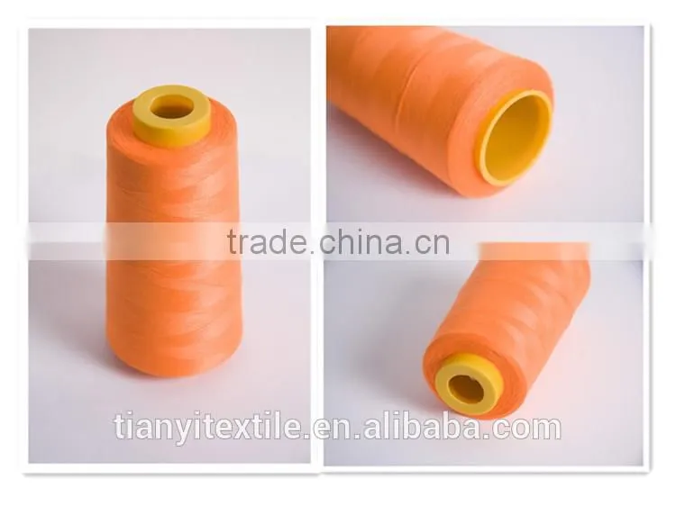 100% spun polyester sewing thread
