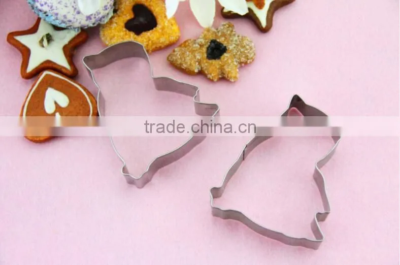 YangJiang factory manufature different animal shape stainless steel cookie cutter mold