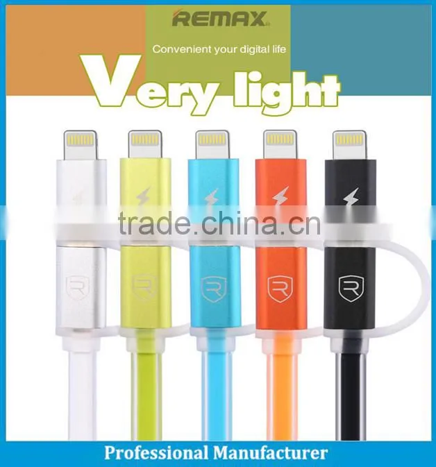 2 in 1 tpe usb cable 1.0m length for Android and IOS System