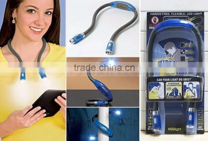 4 x 7lm Super Bright Flood&Spot LED Car Repairing Hands Free Neck Light Hug LED Light