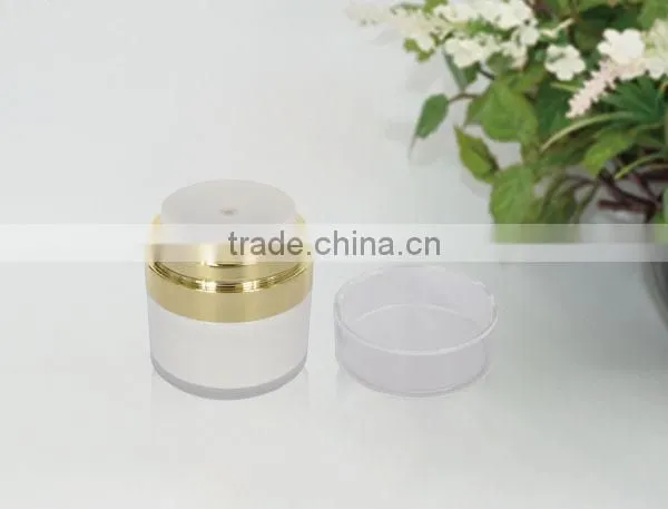 2015 Unique Acrylic Plastic Airless Jar for BB Cream Bottle Foundation Cream Bottle