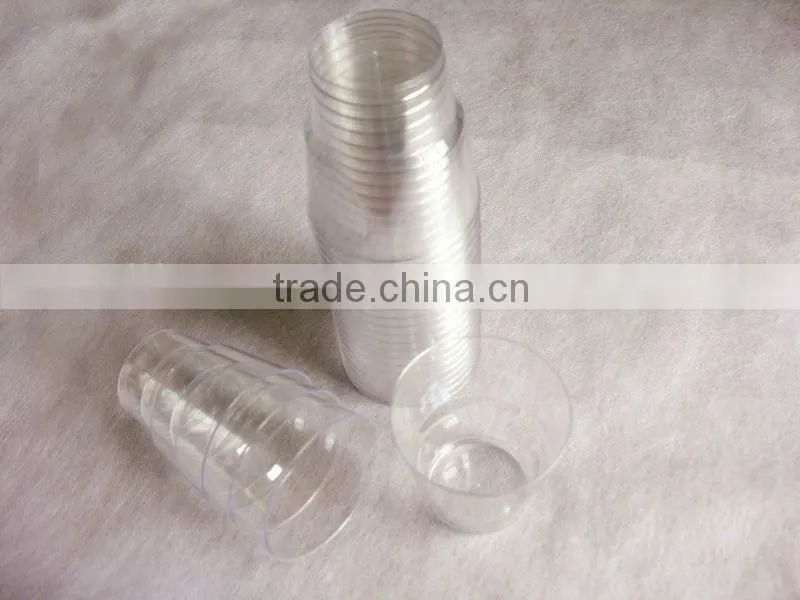 Disposable plastic tumbling