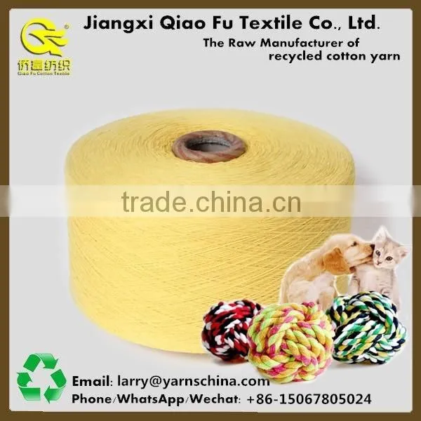 Open Spinning Cotton Yarn,Carded Cotton Polyester Blended Yarn Knitting Pet Toy