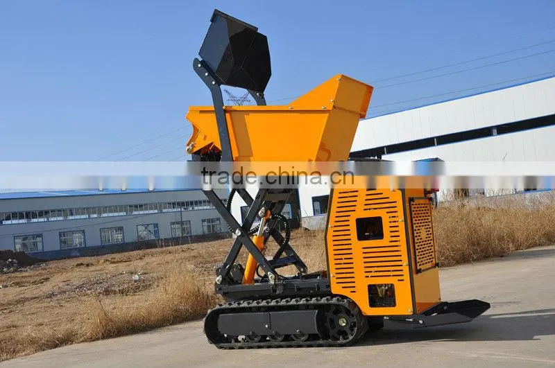mini dumper with CE paper,load 500kgs,hydraulic transmission,1447mm ultrahigh dumping height