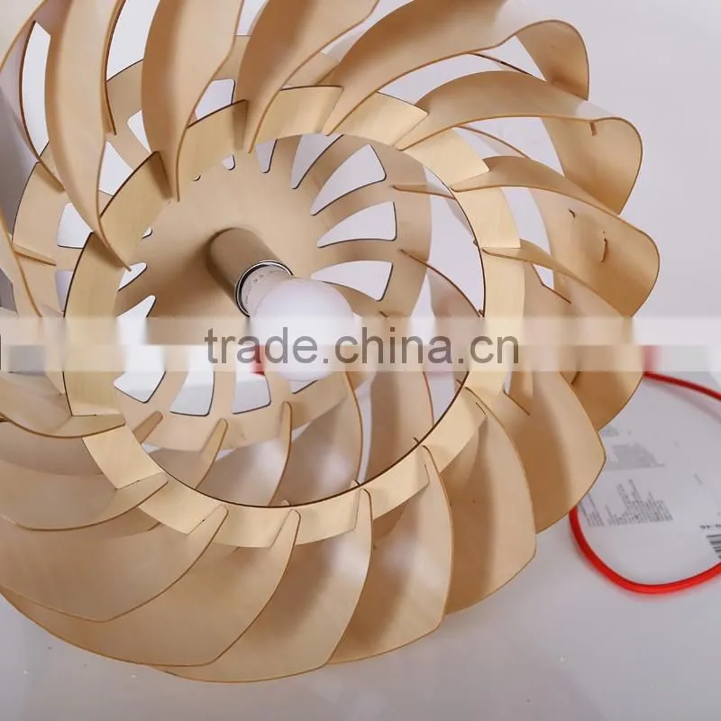 LED pendant Light JK-8005B-27 Decor European Modern Wooden Hive LED Indoor pendant lamp