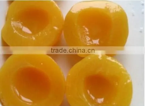 Canned yellow peach in syrup