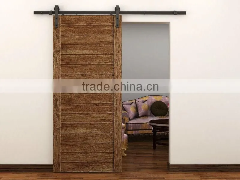 6/6.6ft bypass sliding barn door closet door interior sliding door hardware